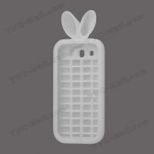 Силиконов калъф TPU ''Rabbit'' за Samsung Galaxy S3 SIII i9300 - бял