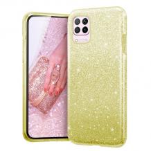 Силиконов калъф / гръб / TPU кейс за Xiaomi Mi 11 Lite - златист / брокат