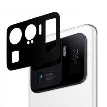 Удароустойчив протектор за камера / FLEXIBLE Nano Glass Camera Lens / на Xiaomi Mi 11 Ultra - черен