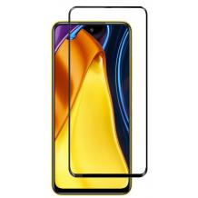 5D full cover Tempered glass Full Glue screen protector Xiaomi Mi 11i 5G / Извит стъклен скрийн протектор с лепило от вътрешната страна за Xiaomi Mi 11i 5G - черен