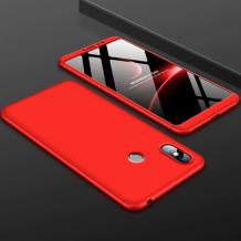 Твърд гръб Magic Skin 360° FULL за Xiaomi Mi 8 - червен