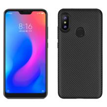 Силиконов калъф / гръб / TPU за Xiaomi RedMi 6 Pro / Xiaomi Mi A2 Lite - черен / Carbon