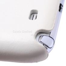 Ултра тънък кожен калъф Flip тефтер за Samsung Galaxy Note 2 N7100 / Note II N7100 - бял