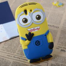 Силиконов калъф / гръб / TPU 3D за Sony Xperia Z1 L39h - Minion / Миньон