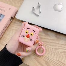 Силиконов калъф за AirPod - pink panther