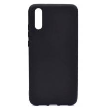 Луксозен силиконов калъф / гръб / TPU Soft Jelly Case за Huawei P20 - черен