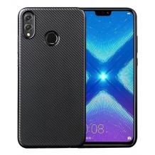 Силиконов калъф / гръб / TPU за Huawei P30 Lite - черен / карбон