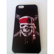 Луксозен заден предпазен капак / твърд гръб / за Apple Iphone 5 / 5S - череп пират
