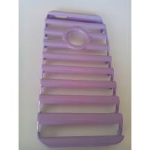 Заден предпазен твърд гръб за Apple iPhone 5 - 3D стълба лилав