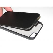Кожен калъф тип Flip за Apple Iphone 5 - Черен /black/