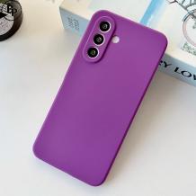 Силиконов калъф / гръб / кейс за Samsung A57 Plum - тъмнолилав кейс със защита за камерата