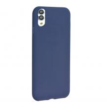 Луксозен силиконов калъф / гръб / TPU Soft Jelly Case за Huawei P20 - тъмно син
