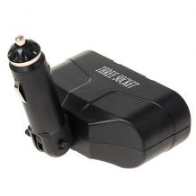 Разклонител за запалка 12V троен 1 към 3 - черен / WF-0660