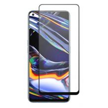 3D full cover Tempered glass Full Glue screen protector Xiaomi Redmi Note 10 Pro / Извит стъклен скрийн протектор с лепило от вътрешната страна за  Xiaomi Redmi Note 10 Pro - черен