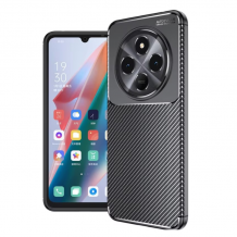 Луксозен силиконов калъф / кейс / TPU Auto Focus за Xiaomi Redmi 14C - черен / Carbon