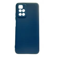 Силиконов калъф / гръб / TPU за Xiaomi Redmi 10 - тъмно син / мат