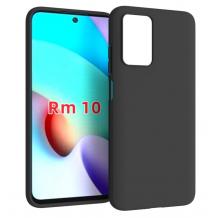 Силиконов калъф / гръб / TPU за Xiaomi Redmi 10 - черен / мат