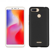 Силиконов калъф / гръб / TPU за Xiaomi RedMi 6 - черен / Carbon