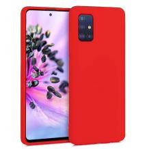 Луксозен силиконов калъф / гръб / Nano TPU за Xiaomi Redmi Note 10 5G - червен