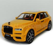 Метална кола с отварящи се врати капаци светлини и звуци Rolls Royce Cullinan SUV 1:20