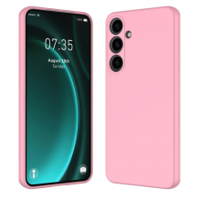 Силиконов калъф / кейс / Nano TPU за Samsung Galaxy S25 - розов гръб със защита за камерата