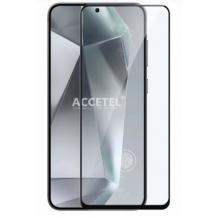 5D full cover Tempered glass Full Glue screen protector Samsung Galaxy S25 Plus / Извит стъклен скрийн протектор с лепило от вътрешната страна за Samsung Galaxy S25 Plus - черен кант