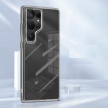 Луксозен гръб / кейс / X-Level Armor Series за Samsung Galaxy S25 Ultra - прозрачен