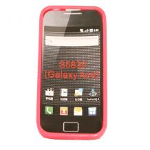 Силиконов калъф ТПУ за Samsung Galaxy Ace S5830 - Розов диамант
