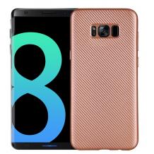 Силиконов калъф / гръб / TPU за Samsung Galaxy S8 Plus G955 - Rose Gold / Carbon