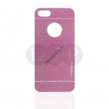 Луксозен твърд гръб / капак / MOTOMO за Apple iPhone 7 - розов