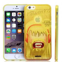 Силиконов калъф / гръб / TPU REMAX Primitive за Apple iPhone 6 4.7" - жълт