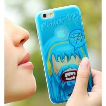 Силиконов калъф / гръб / TPU REMAX Primitive за Apple iPhone 6 4.7" - син