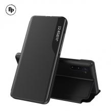 Луксозен активен калъф Smart View Xiaomi Mi 11T / Xiaomi Mi 11T Pro - черен