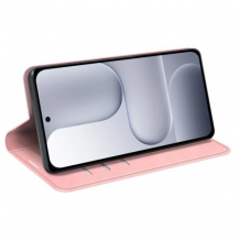 Кожен калъф Flip тефтер Magnetic Book със стойка за Xiaomi Redmi A7 Pro - розов