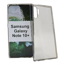 Ултра тънък силиконов калъф / гръб / TPU Ultra Thin за Samsung Galaxy Note 10 Plus N975 - сив / прозрачен
