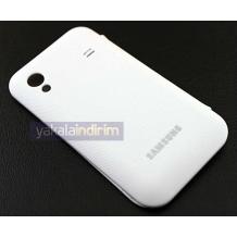 Кожен калъф Flip тефтер за Samsung Galaxy Ace S5830 - бял