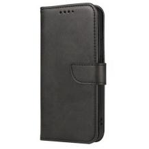 Луксозен кожен калъф Magnet Book със стойка за Samsung Galaxy A15 - черен