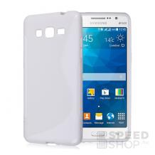 Силиконов калъф / гръб / TPU S-Line за Samsung Galaxy Grand Prime G530 - бял