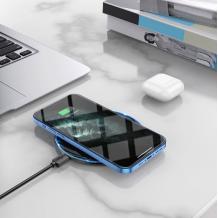 Универсално безжично зарядно устройство / Fast Charging Pad Hoco CW6 Pro с кабел USB-C - черно