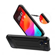 Силиконов гръб TPU Spigen Hybrid с твърда част за Apple iPhone 15 Pro (6.1) - черен