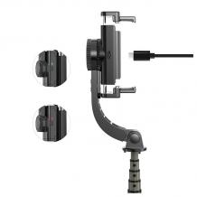 Селфи Стик Tripod L08 със захващащ стабилизатор и Bluetooth / Gimbal Stabilizer Selfie Stick Tripod L08 - черен