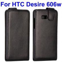 Кожен калъф Flip тефтер Presto за HTC Desire 600 / 606W - черен
