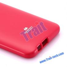 Луксозен силиконов калъф / кейс / TPU Mercury GOOSPERY Jelly Case за HTC One M9 Plus / M9+ - цикламен