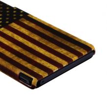 Заден предпазен твърд гръб / капак / за Sony Xperia Z Lt36H - Retro American flag