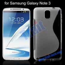 Силиконов калъф / гръб / ТПУ S-Line за Samsung Galaxy Note 3 / Note III N9000 N9002 N9005 - прозрачен