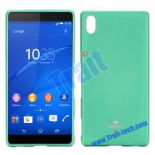 Луксозен силиконов калъф / гръб / TPU Mercury GOOSPERY Jelly Case за Sony Xperia Z4 - свтло зелен