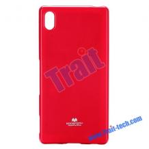 Луксозен силиконов калъф / гръб / TPU Mercury GOOSPERY Jelly Case за Sony Xperia Z4 - цикламен
