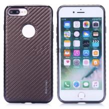 Оригинален гръб G-Case Rider Series за Apple iPhone 7 Plus - кафяв / карбон