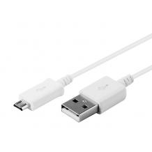 Оригинален Micro USB Data кабел за Samsung Galaxy S3 i9300 / Samsung SIII i9300 / Samsung Galaxy S4 / Samsung Galaxy S5 - бял