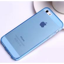 Ултра тънък силиконов калъф / гръб / TPU Ultra Thin за Apple iPhone 4 / iPhone 4S - син